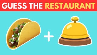 Guess the Fast Food Restaurant by Emoji? 🍔 | Emoji Challenge