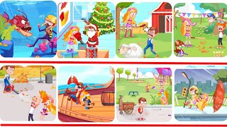 Make Girl Angry | Best funny mobile game ever played, funny all levels game #shorts