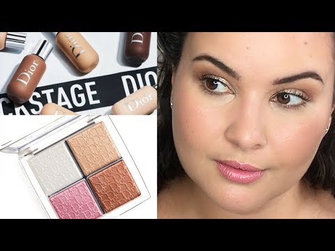 DIOR BACKSTAGE GLOW FACE PALETTE | Review + Demo - YouTube