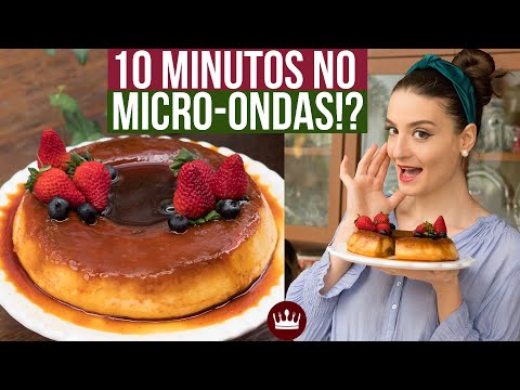 10 MINUTOS NO MICRO-ONDAS: PUDIM DE LEITE CONDENSADO FÁCIL - Cozinha do Bom Gosto - Gabi Rossi