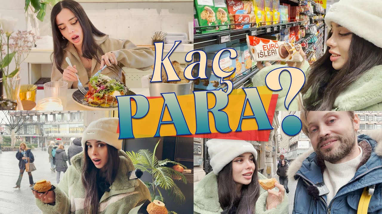 BİR GÜNDE NE KADAR HARCADIK? BELGRAD | Bunları Yemeden Dönmeyin! Sırbistan Seyahati VLOG