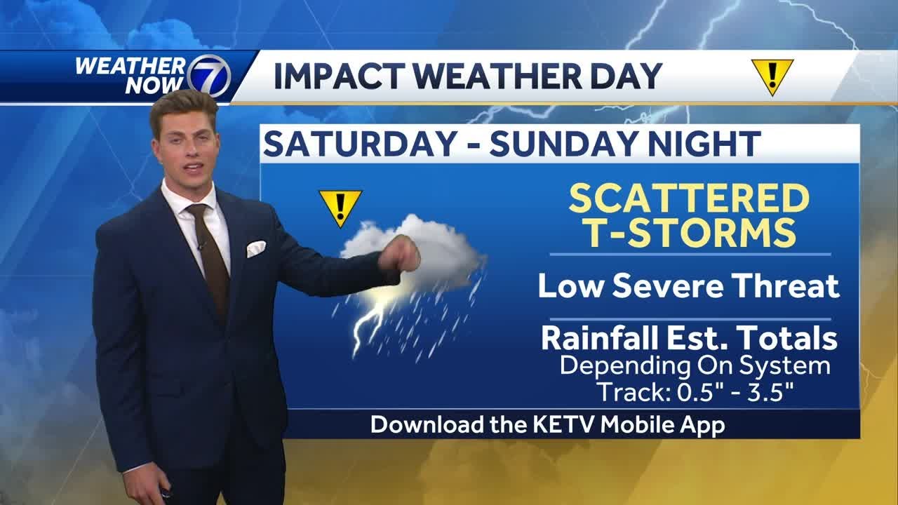 A wet weekend ahead in the forecast - YouTube
