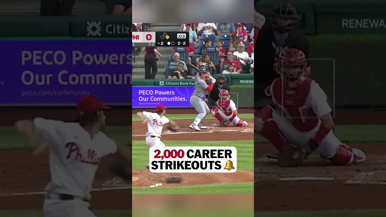 Aaron Nola notches his 2,000th career strikeout!