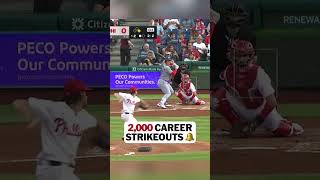 Aaron Nola notches his 2,000th career strikeout!