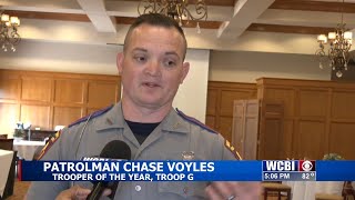 Columbus Exchange Club honors Trooper of the year for MHP