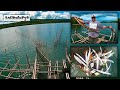 Surigao Fish Trap "Bungsod" or "Baklad" Catch Giant Malabanos Eel | Catch & Cook