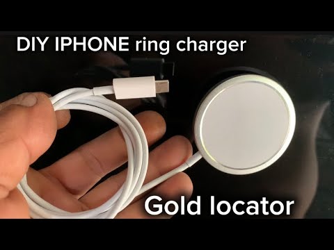 DIY IPHONE RING CHARGER TO GOLD LOCATOR!!!!!!