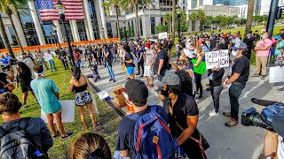Demonstrators across Jacksonville come together for peaceful protests