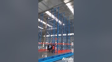 Heavy duty pallet rack system installation