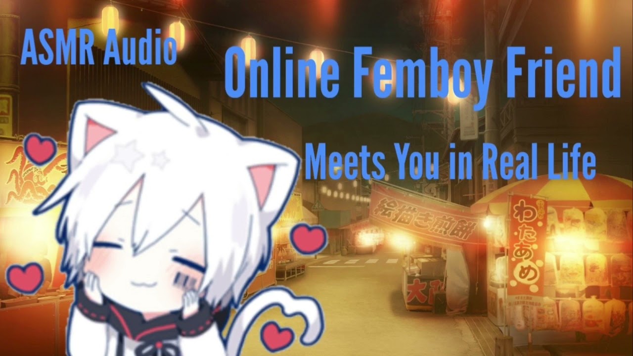 [ASMR] Online Femboy Friend Meets You in Real Life (M4A) (Confession) (Hand-holding)