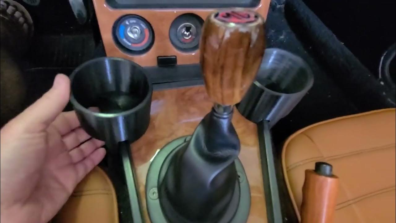 MGB Cup holder followup how to install two YouTube