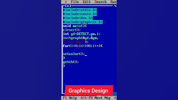 C Programming graphics Design 😱🤯 || #shorts #viral #clanguage #shortsvideo