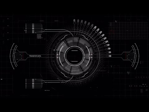 Data HUD Interface Stock Motion Graphics