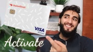 Doordash: How to Activate the Dasher Direct Card
