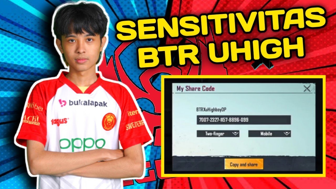 BTR UHIGH SENSITIVITY PUBG MOBILE 2022 🔥 