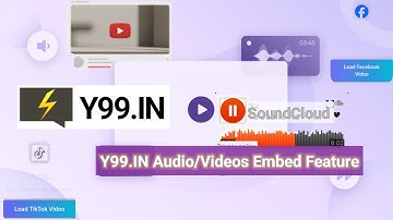Y99 Embed Feature Tutorial | How to Embed Music and Videos (Youtube,Soundcloud, TikTok,Facebook)