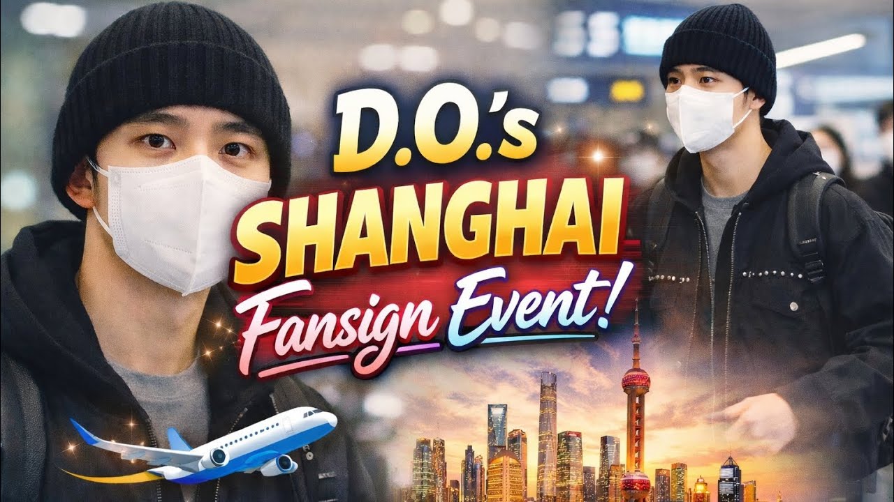 ✈️ Doh Kyungsoo Travels to Shanghai for REVERXE Fansign Event 🇨🇳 #japan #korean #japanese #exo 