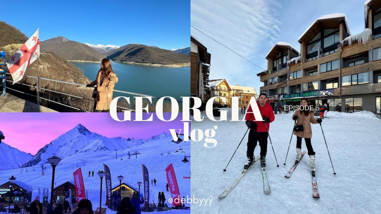 GEORGIA VLOG ❄️ | E5. first time skiing, gudauri ski resort, fortress, day 3 itinerary