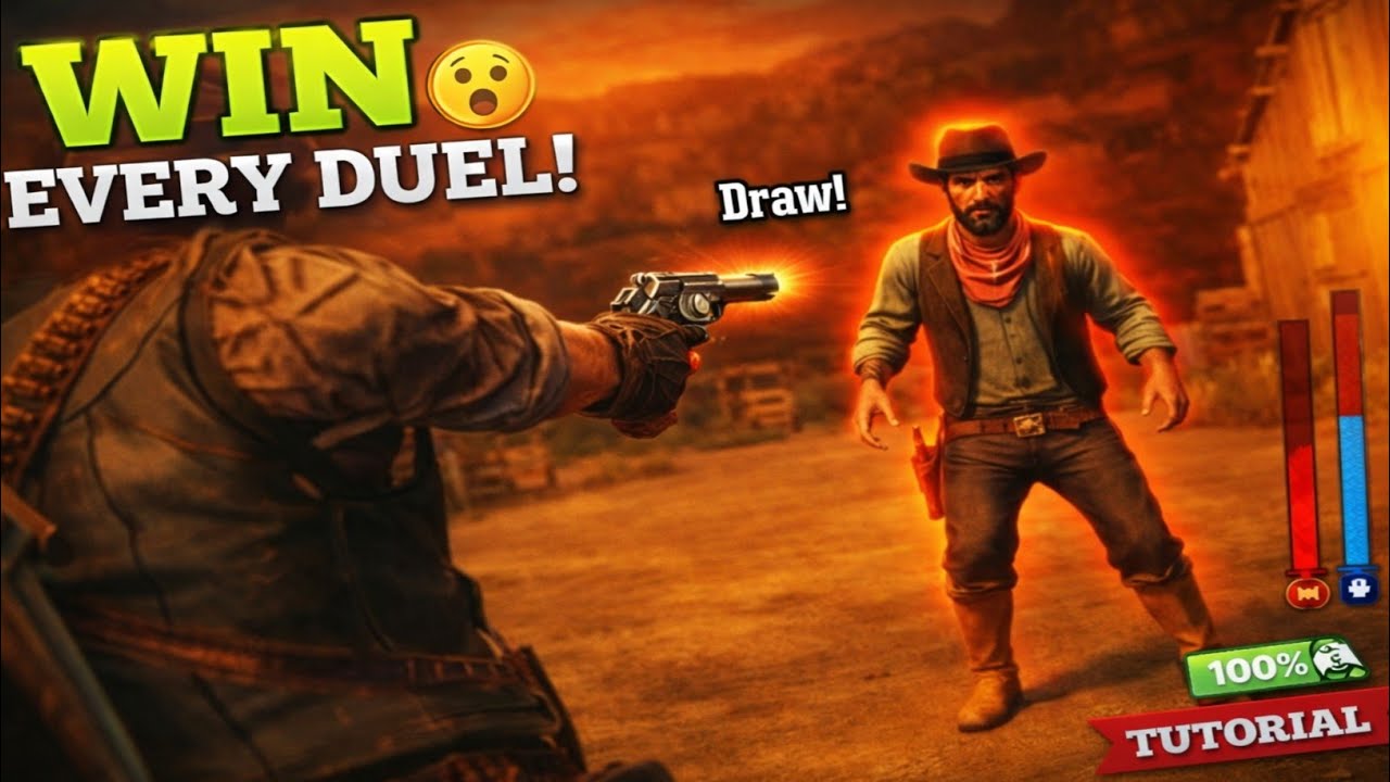 RDR 1 -: How to win every duel challenge in RDR mobile | duel match full Tutorial 