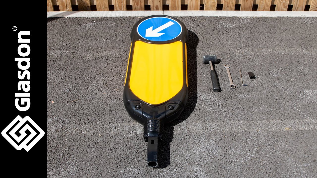 Glasdon UK | Installation | Rebound Signmaster™ Ultra 50 Bollard