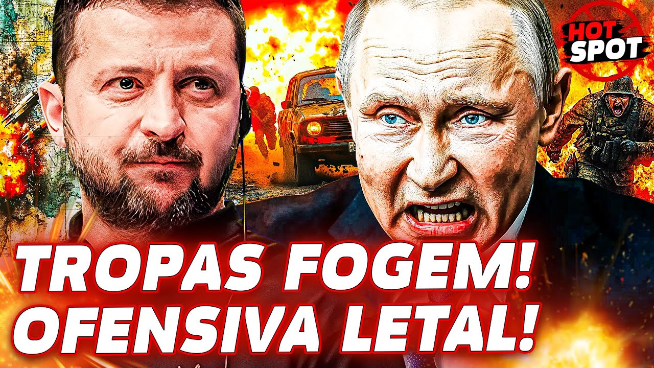 💥 Tropas russas FOGEM em desespero! Ataque ucraniano vira MASSACRE total! | Ponto Quente
