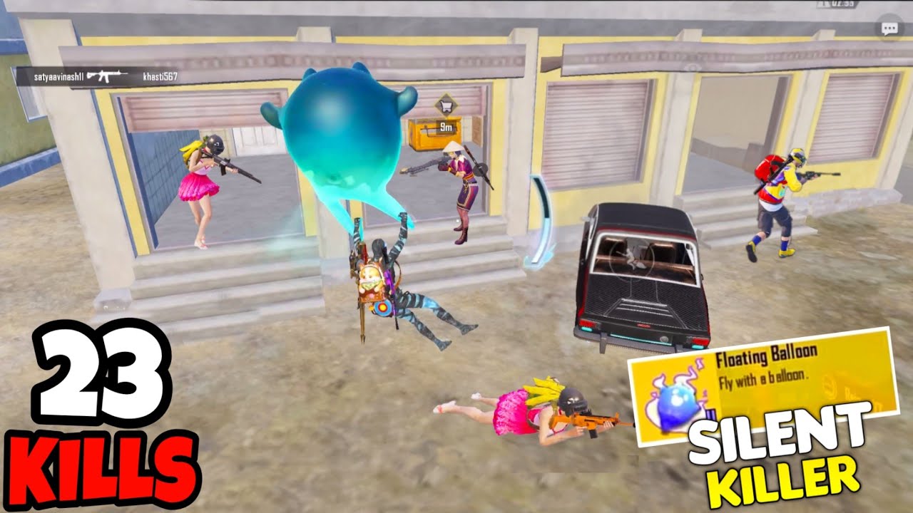 Why Balloon is The *Silent Killer* in BGMI • (23 KILLS) • BGMI Gameplay 