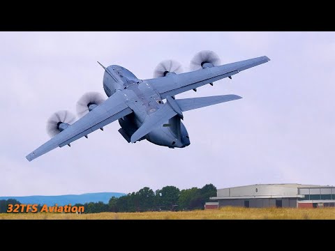 [4K] German A400 Excellent Flying Display - Bückeburg "Tag der Bundeswehr 2025"