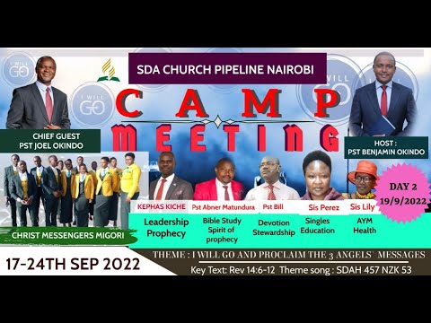 CAMP MEETING DAY 2 //SEPTEMBER 19 2022 // EVENING - YouTube