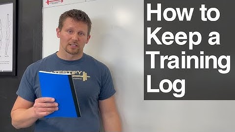 How to Keep a Training Log - Super Exciting!