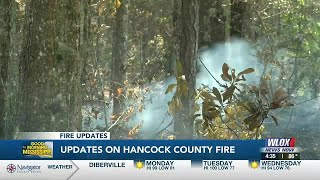 UPDATE: I-10 in Hancock County open, but fire threatens nearby residential area