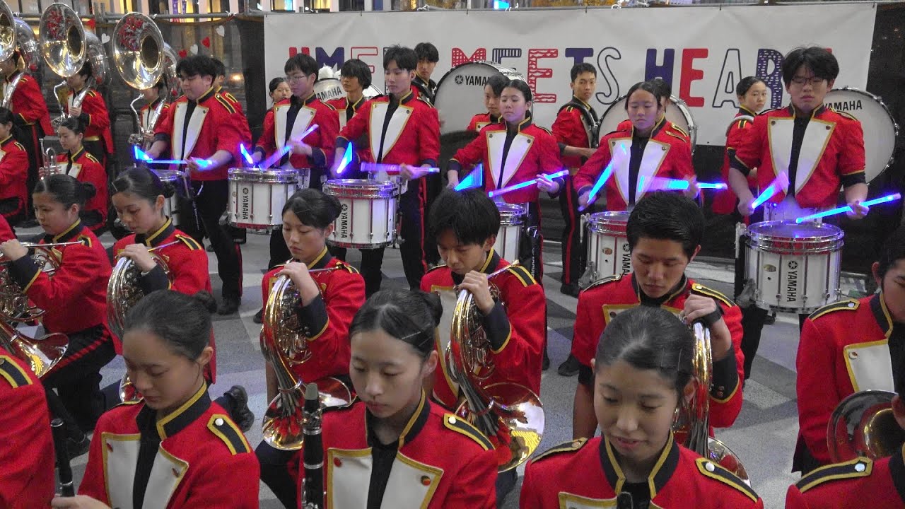 箕面自由学園高校吹奏楽部 GOLDEN BEARS / UMEDA MEETS HEART 2024（Dec 7,  2024)