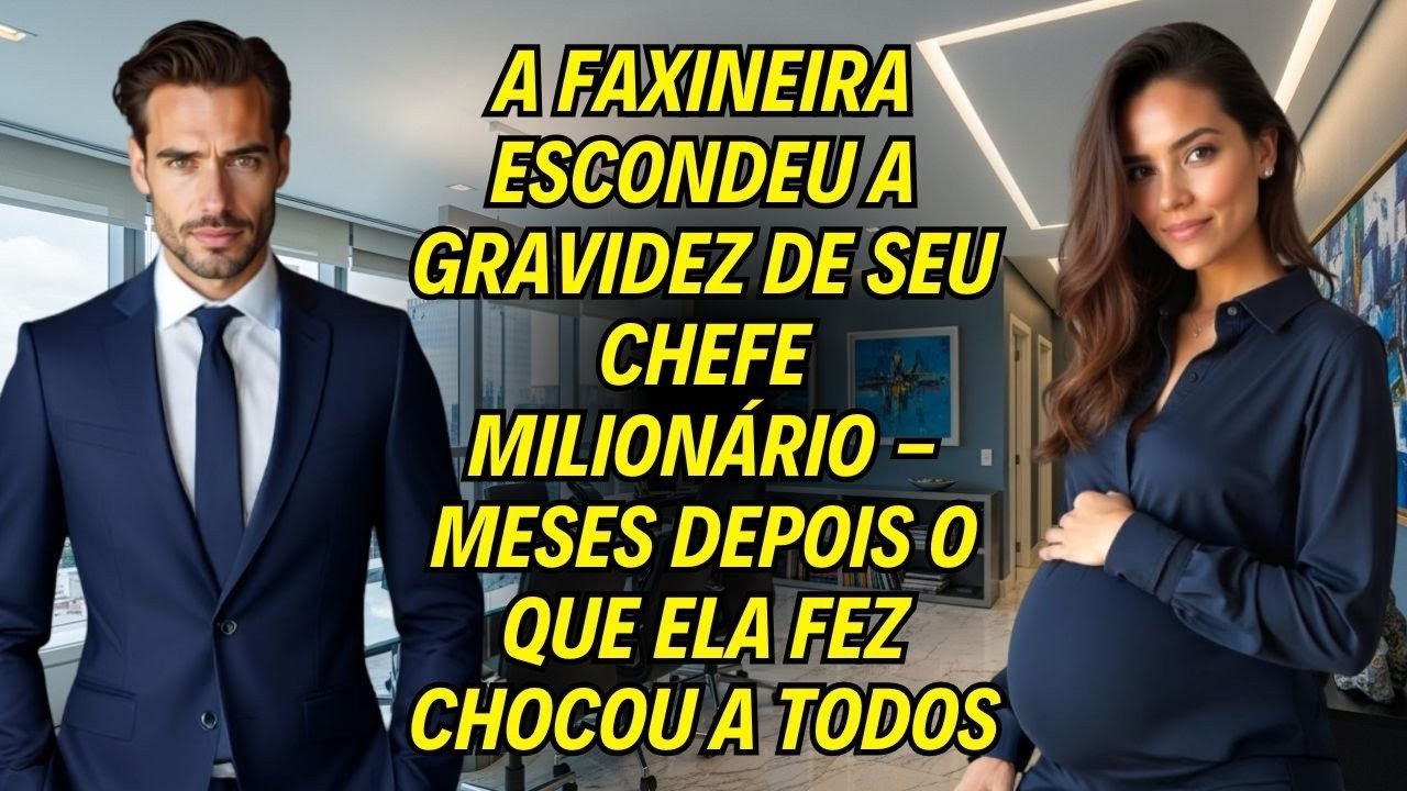 A Faxineira Escondeu A Gravidez De Seu Chefe Milionário - Meses Depois O Que Ela Fez Chocou Todos!