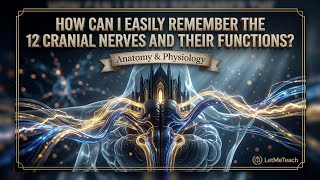12 Cranial Nerves Easy Mnemonic | Anatomy & Physiology | LetMeTeach