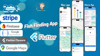 Complete Flutter App Using Firebase, Google Map, Riverpod, and Stripe - Fish Finding App