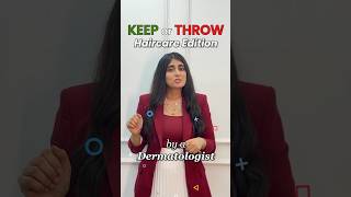 Keep or Throw Haircare Products| Dermatologist Recommended| Skincare Mistakes|  #skincare  #tips