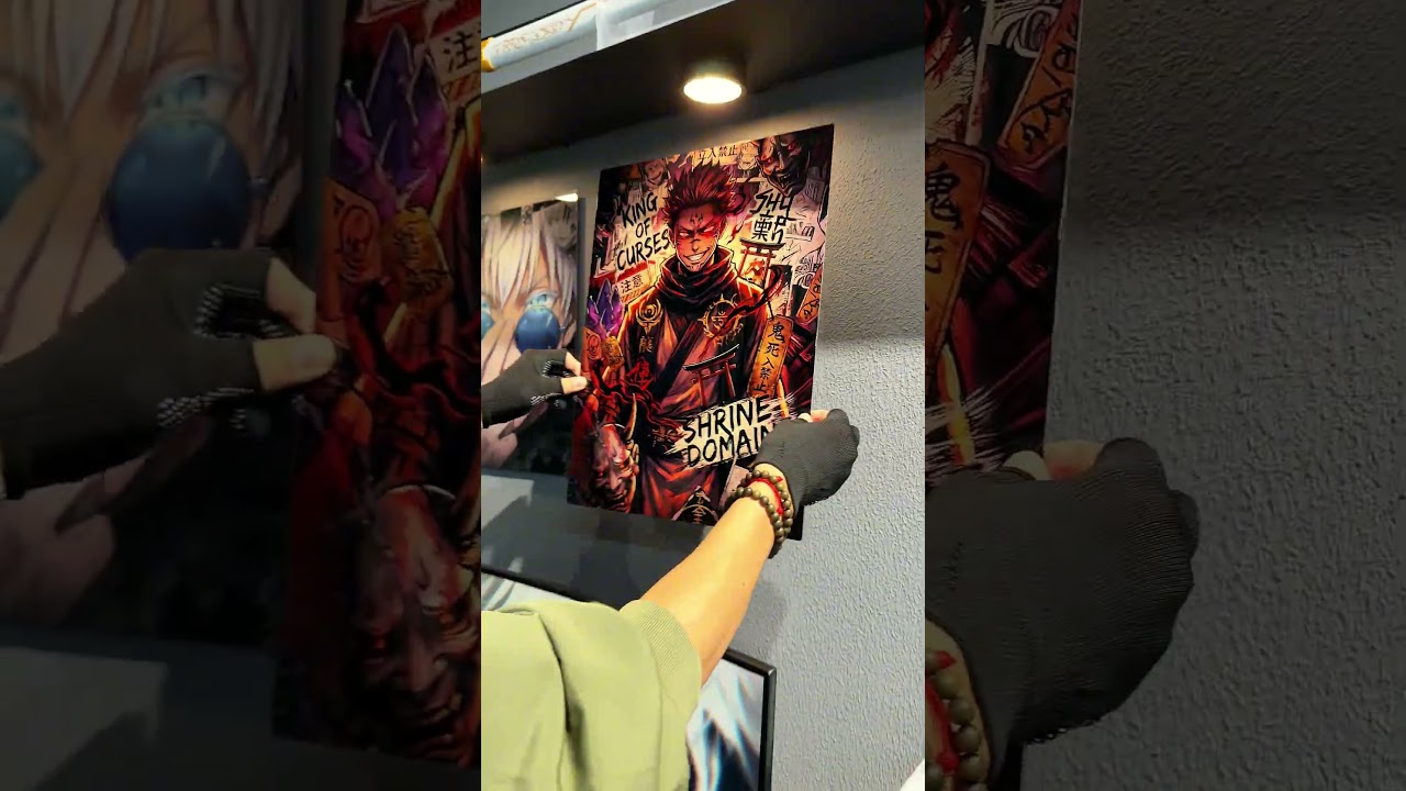 Epic Anime Metal Posters for Gamers & Collectors (USA Shipping)anime wall art,anime metal posters