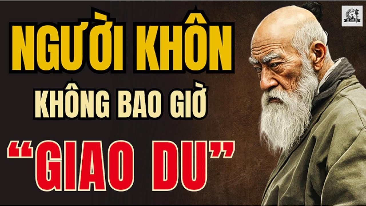 Outline Video CỔ NHÂN DẠY - Tại sao NGƯỜI KHÔN không bao giờ “GIAO DU” ? | Triết Lý Sống