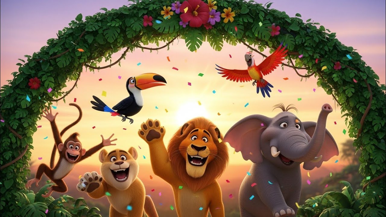 Animal parade song| abc song best kids song