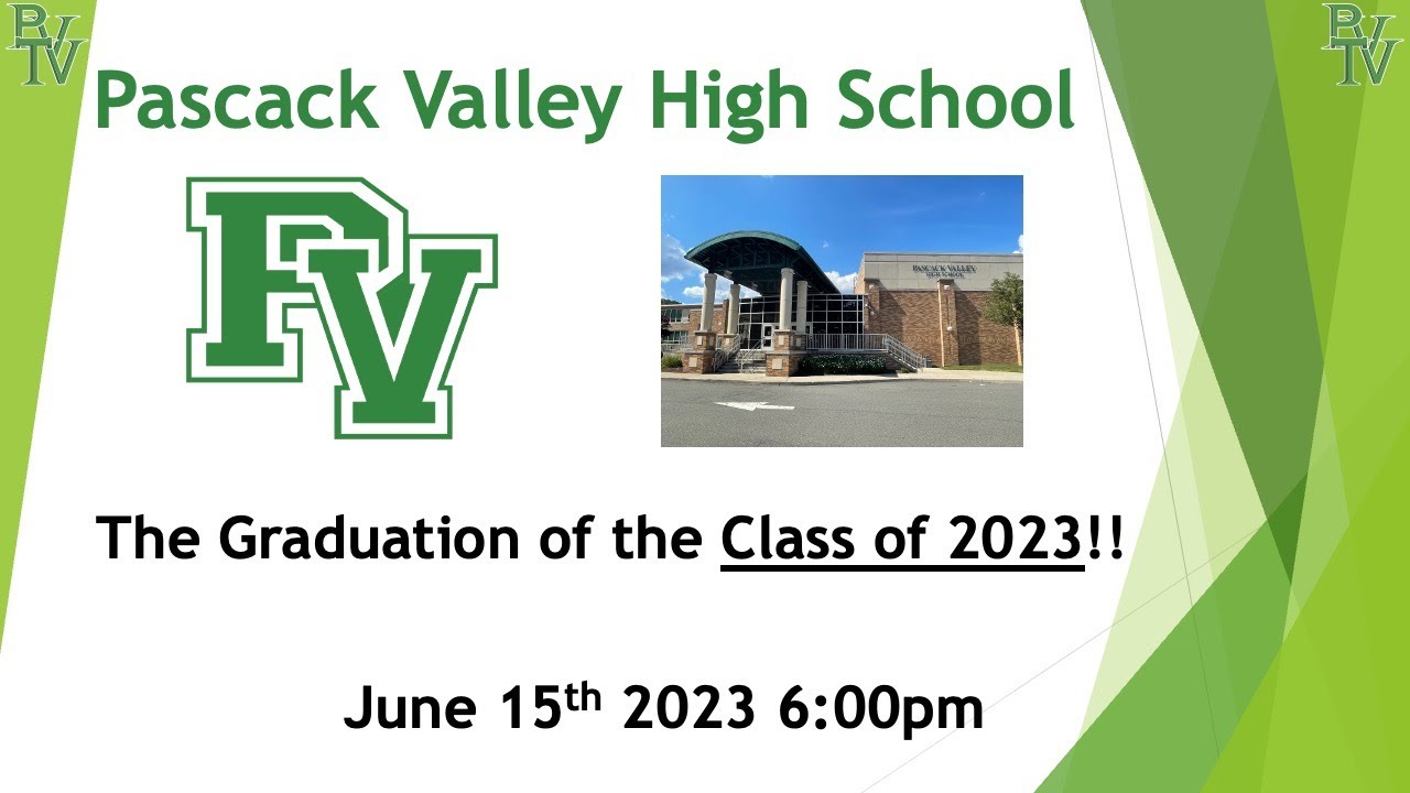 Pascack Valley High School Graduation 2023 YouTube