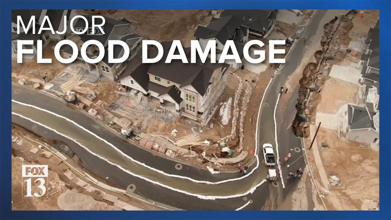 Major road damage caused by intense Utah flooding YouTube