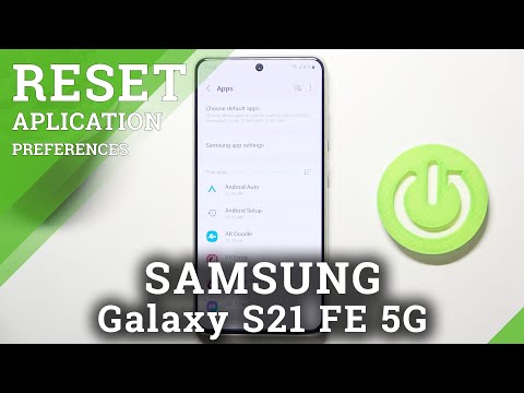 How to Reset App Preferences on SAMSUNG Galaxy S21 FE 5G - Restore App Defaults