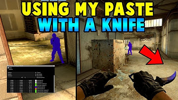 Using my Paste with a real KNIFE! Testing VAC #4