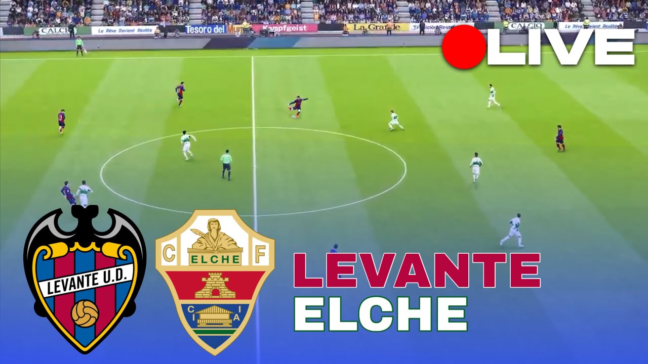 Levante vs Elche La Liga 2026 Partido de HOY Simulación PES 21 - YouTube