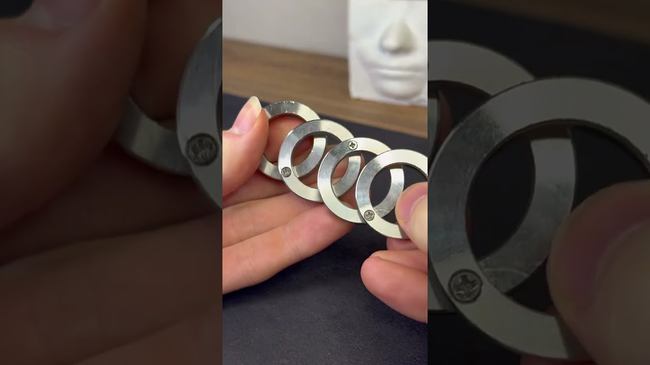 🔔 Stainless Steel Self-Defense Rotatable Foldable Ring - How to react quickly in unsafe situations