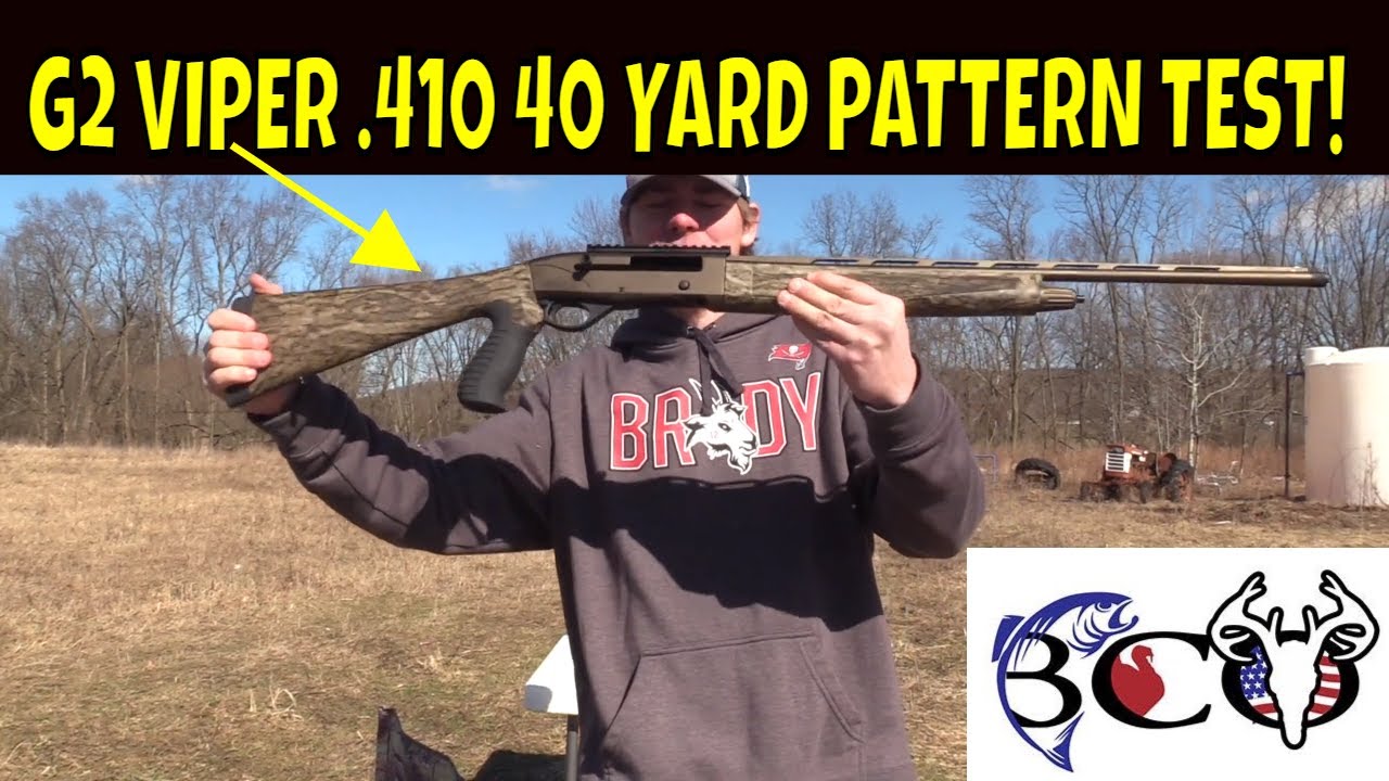 patterning the tristar 410 stock choke & rogue ammo bco review