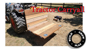 Tractor Carryall - Build Grow Play - Bobcat CT2025