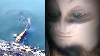 Fish with human face