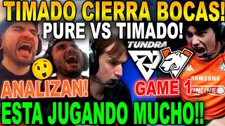 😲TIMADO ESTA EN SU PRIME!😲 BENJAZ Y PAPITA QUEDAN HELADOS CON EL PERFORMANCE DE TIMADO CONTRA TUNDRA