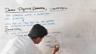 Derived Physical Quantities Class 9th physics pashto Lecture
