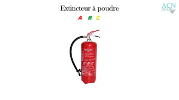 Quel sont les différent type d'extincteur ?